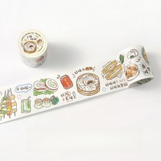 最火爆 膠帶，mr Paper，單捲販售，簡單日常風格，可用來裝飾手機、卡片、日曆。, S27279-4, 1個