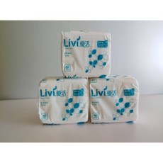 Livi 優活 抽取式柔紙巾 300抽, 1箱, 30套