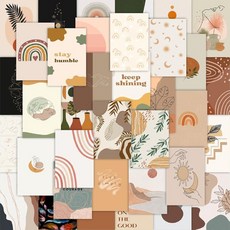 Codersparadise Vision Board Kit 2026 30.5 x 45.7cm12 18인치 비전 보드 포함 200개 이상의 요소 및 일일 확인 - 삶의 목표 동기, Boho