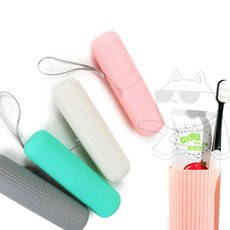 생활 꿀템 고급 사무실 여행용 휴대용 칫솔 치약 케이스 보관 통 실용적인 소품 용품, (3)민트