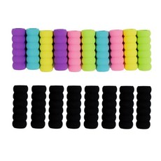 MDD 애벌레 펜그립 아동미술 필기보조, 8p 블랙