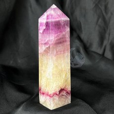 ₍мσσи_нασ ᙏ̤̫͚ 金8 螢石柱 江戶紫 玉子色 山行紋 千層 漸層 帶細閃, 1個