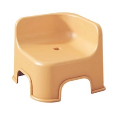 아기 어린이 유아 의자 놀이바 욕실 주방 다용도 등받이 모서리 낮은 미니 단쵸, 노랑