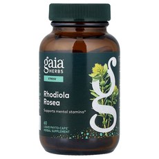 Gaia Herbs 로디올라 홍경천 베지 파이토캡슐 60정, 1개