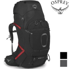Osprey Aether Plus 70 男款登山背包, Black 黑