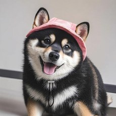 소형견 고양이용 개 고양이 모자 조절 가능한 반려동물 캡 헤드웨어 머리 이어 커버 강아지 귀마개 소음 보호 애완동물 목 워머 머리띠 의상 그루밍 사진용 헤드기어_155398, 핑크 고양이 강아지 모자_155398