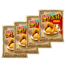 체리부로 옛날통닭(220g) 4팩, 4개, 220g