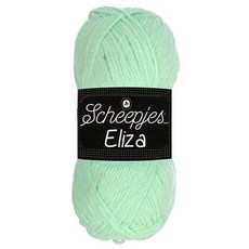 Scheepjes Eliza Yarn 100 g (3.5 oz) – Shade 201 Bouncy Ball Green/Yellow Polyester US 8 (5 mm), 213 Minty Fresh