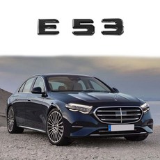 벤츠 호환 E클래스 트렁크 AMG 4MATIC 레터링 엠블럼 모음, E53(블랙), 벤츠 E클래스