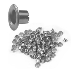 하도메 가죽작업 핀타입 링부자재 구멍장식 금속리벳 4mm 100개, 본상품