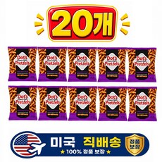 Dot's 닷츠 홈스타일 프레첼 시나몬 슈가 맛 1회용 미니 사이즈, 20개, 28g