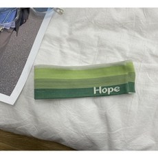 廣隆 Hope 運動頭帶 吸汗止汗 運動汗帶 束髮圈 髮帶 頭巾 跑步 瑜珈 健身 細窄帶, 1個, 綠色, 綠色