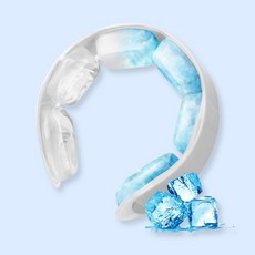 [굿딜스토어]시원함이 필요한 어디든 28도 이하 자연냉각 PCM 큐브 쿨링 넥밴드 실내 야외 스포츠 레저활동 넥밴드, 아이스커브넥쿨러(블랙), 1개