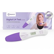HealCARE 케어 99% 이상의 정확한 디지털 LH 테스트 쉬운 가정용 배란 프리미엄 테스트 키트 - 결과 일회용 3팩 234674