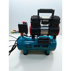 威風牌 無油靜音空壓機 2.5HP 8L 110V (WA-2508), 1個, 空機+快速接頭+EVA5*8風管