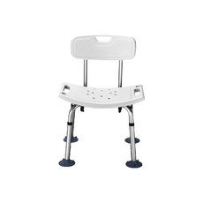 Mommy Want 多功能洗澡椅 鋁合金馬桶椅 防滑沐浴椅 老人孕婦洗澡椅, 白色-吸盤款, 1箱