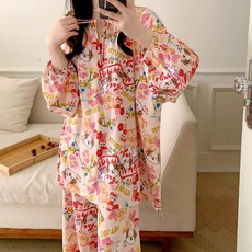 孕婦睡衣套裝 春秋季家居服