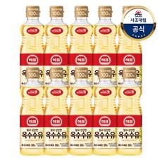 [사조대림] 해표 옥수수유 900ml x10병 /오일/기름/튀김, 10개