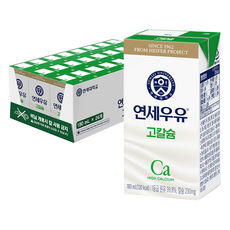 연세우유 고칼슘우유, 24개, 180ml