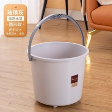 加厚拖把桶家用長方形手提帶瀝水籃專用帶輪拖把擠水器塑料桶, 1個, 灰色, 無帶瀝水籃+輪子