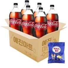 예진마트 코카콜라 제로 업소용 1.25L x 6PET + 박카스젤리DAS