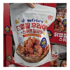 바삭한 닭껍질 후라이드 칠리스위트맛 200g, 4개