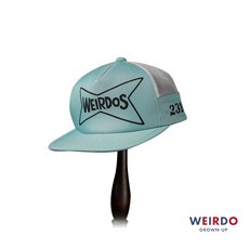 GOODFORIT 日本Weirdo Kustom Union Cap 原子風格改裝車拼接網帽/三色, 黃, 1個