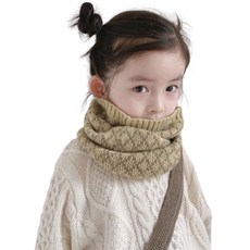 萱寶媽咪baby童裝館 兒童針織圍脖 秋冬保暖圍巾 男童女童百搭格子圍脖
