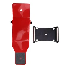 롤러 플레이트가 있는 휴대용 타이어 잭 도구 자동차 SUV 트럭용 헤비 듀티 리프터 리프팅, 01 RED