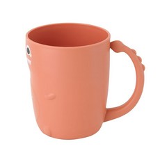 兒童卡通恐龍造型漱口杯 環保塑料材質, 1個, 橘色