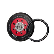 샌딩기 원형 사포 노란색 스타일 6인치 건식 연삭기 다기능 샌더 KS-02-150-5.0용 심 브레이크 씰 백킹 패드, 1.PSY151BK