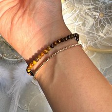 패션염주 호안석 원석팔찌 4mm