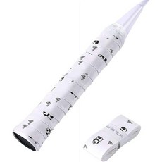 스쿼시그립 핸들 손잡이 피클볼 스쿼시 스포츠 장비용 레드 팬더 PU 태클 배드민턴 테니스 오버그립 소프트 논 슬립 접착 그립 테이프 땀 흡수 귀여운 만화 디자인 고성능, Panda 2