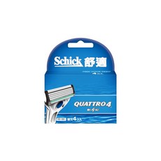 舒適創4紀刮鬍刀片 4入 刮鬍刀片, 1個