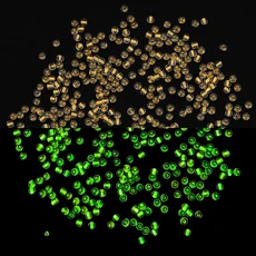 2/3/4mm 발광 유리 구슬 (야간 씨드 - DIY 주얼리 제작 (목걸이/팔찌) 액세서리 1mm 11g/봉지, 01 빠른, 01 3mm about 220pcs