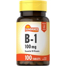 선댄스 비타민 B-1 100mg 타블릿, 6개, 100정