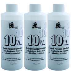 Super Star 크림 페록사이드 디벨로퍼 10 볼륨, 3개, 118ml