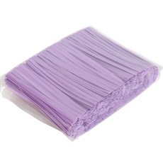 파스텔톤 칼라타이 빵끈 1000개입 (연보라색 light purple)