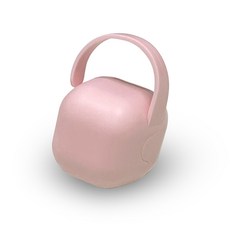 이지 나와아기 휴대용 공갈 젖꼭지 보관함 쪽쪽이 보관 케이스, 핑크베이지, 1개