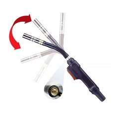 듀라맥스 CO2 토치바디 플렉시블 용접부품 350A 500A 공용, 1개, 12파이