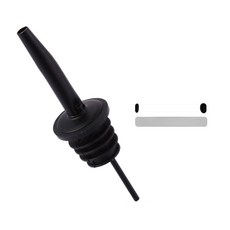 와인 마개 진열대 위스키 실버 거치대 머리술따개 골드 사자 머리 사슴, 1개, 스테인리스스틸 블랙 와인 노즐 12개