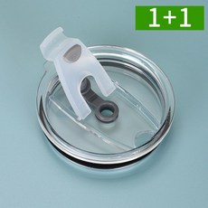 2개세트 대용량 텀블러 빨대 뚜껑 30oz 내경9cm, 투명, 2개, 900ml, TBLID1_내경9cm 30oz