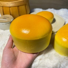 빵모양 인테리어 장난감 말랑이 베이커리 디자인 스퀴시 스트레스 해소템 귀여운쿠션, 둥근치즈케이크