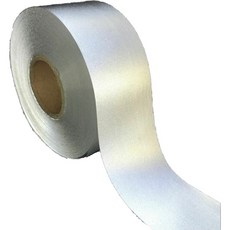 台灣熱銷 反光條貼衣服用縫紉型灰色反光佈條夜騎學生用自粘熱貼警示帶反光, 5公分2米亮銀反光(縫紉型), 1個