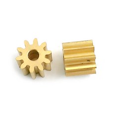 10T 0.8M 구리 기어 OD 9.5mm 두께 8mm 10 치아 황동 피니언 구멍 33.1745mm 103A 104A 105A, 10 Teeth x1PC, 4mm, 1개