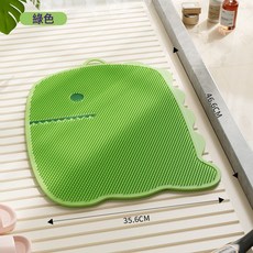 NBZH按摩腳墊神器去死皮神器浴室洗澡墊腳踩洗腳神器搓腳防滑地墊, 1個, 1個裝, 綠色:35.6X46.6cm搓腳墊