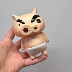 짱구 캐릭터 목욕 피규어 욕실 트렌디한 장난감 소품, 부리부리맨 (11cm)