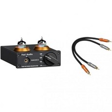 Fosi Audio 포시오디오 Box X2 포노 프리앰프 미니 스테레오 오디오 하이파이 2 RCA 수 케이블 302583, Fosi Audio 포시오디오 Box X2 포노 프리앰