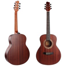 巴哈樂器批發 36吋桃花芯木旅行吉他baja-sm362，適合旅行或國中小，全配件免費贈送，送教學書, 老手換琴，單把(36吋木吉他+彈片琴袋)