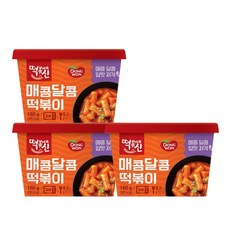 동원 떡볶이의신 매콤달콤 컵떡볶이, 160g, 3개